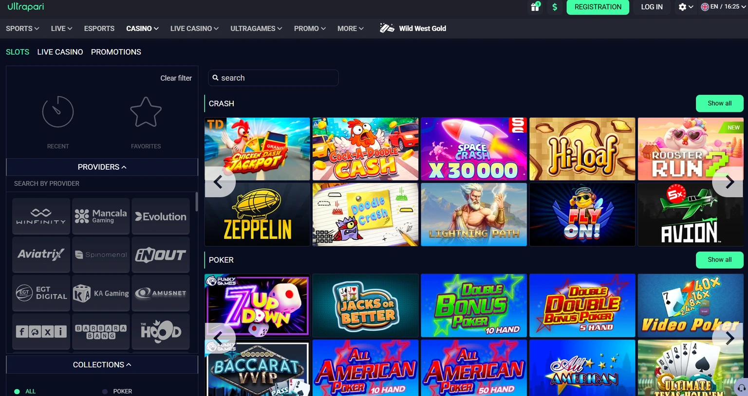 UltraPari casino