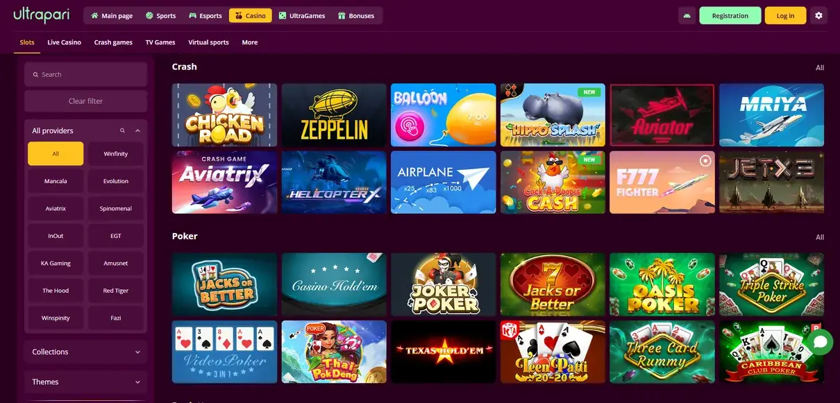 UltraPari casino